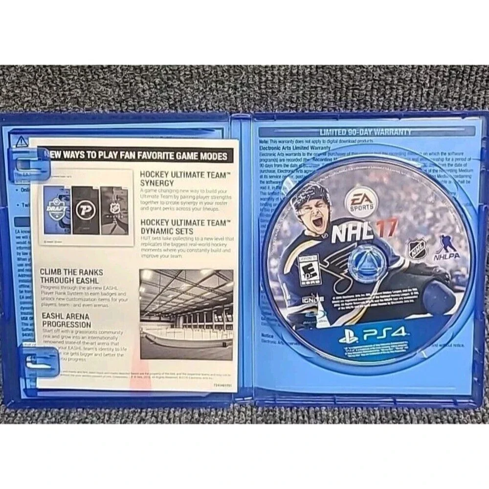 PS4 NHL 17 (Sony PlayStation 4, 2016) National Hockey League Tested